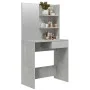 Betongrauer Schminktisch mit Spiegel 74,5x40x141 cm von vidaXL, Schlafzimmerkommoden - Ref: Foro24-802808, Preis: 74,46 €, Ra...