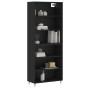 Aparador alto madera de ingeniería negro 69,5x32,5x180 cm de vidaXL, Aparadores - Ref: Foro24-3189550, Precio: 128,38 €, Desc...