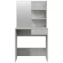 Tocador con espejo color gris hormigón 74,5x40x141 cm de vidaXL, Tocadores para dormitorios - Ref: Foro24-802808, Precio: 74,...