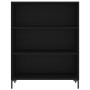 Aparador alto madera de ingeniería negro 69,5x32,5x180 cm de vidaXL, Aparadores - Ref: Foro24-3189574, Precio: 130,40 €, Desc...