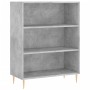 Aparador alto madera ingeniería gris hormigón 69,5x32,5x180 cm de vidaXL, Aparadores - Ref: Foro24-3189561, Precio: 109,05 €,...