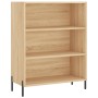Aparador alto madera de ingeniería roble Sonoma 69,5x32,5x180cm de vidaXL, Aparadores - Ref: Foro24-3189584, Precio: 125,07 €...
