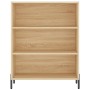 Aparador alto madera de ingeniería roble Sonoma 69,5x32,5x180cm de vidaXL, Aparadores - Ref: Foro24-3189584, Precio: 125,07 €...