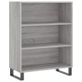 Aparador alto madera de ingeniería gris Sonoma 69,5x32,5x180 cm de vidaXL, Aparadores - Ref: Foro24-3189603, Precio: 121,52 €...