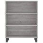 Aparador alto madera de ingeniería gris Sonoma 69,5x32,5x180 cm de vidaXL, Aparadores - Ref: Foro24-3189603, Precio: 121,52 €...