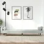 Schlafsofa mit hellgrauen Samtkissen von vidaXL, Sofas - Ref: Foro24-351857, Preis: 314,39 €, Rabatt: %