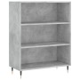 Aparador alto madera ingeniería gris hormigón 69,5x32,5x180 cm de vidaXL, Aparadores - Ref: Foro24-3189553, Precio: 108,14 €,...