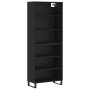Aparador alto madera de ingeniería negro 69,5x32,5x180 cm de vidaXL, Aparadores - Ref: Foro24-3189598, Precio: 125,77 €, Desc...
