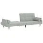 Sofá cama con cojines terciopelo gris claro de vidaXL, Sofás - Ref: Foro24-351857, Precio: 314,39 €, Descuento: %