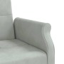 Sofá cama con cojines terciopelo gris claro de vidaXL, Sofás - Ref: Foro24-351857, Precio: 318,92 €, Descuento: %