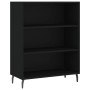 Aparador alto madera de ingeniería negro 69,5x32,5x180 cm de vidaXL, Aparadores - Ref: Foro24-3189590, Precio: 128,88 €, Desc...