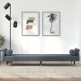 Sofá cama con cojines terciopelo gris oscuro de vidaXL, Sofás - Ref: Foro24-351858, Precio: 298,35 €, Descuento: %