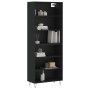 Aparador alto madera de ingeniería negro 69,5x32,5x180 cm de vidaXL, Aparadores - Ref: Foro24-3189566, Precio: 124,75 €, Desc...