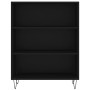 Aparador alto madera de ingeniería negro 69,5x32,5x180 cm de vidaXL, Aparadores - Ref: Foro24-3189566, Precio: 124,75 €, Desc...