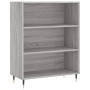 Aparador alto madera de ingeniería gris Sonoma 69,5x32,5x180 cm de vidaXL, Aparadores - Ref: Foro24-3189555, Precio: 113,58 €...