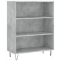 Aparador alto madera ingeniería gris hormigón 69,5x32,5x180 cm de vidaXL, Aparadores - Ref: Foro24-3189569, Precio: 107,04 €,...