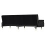 Sofá cama con cojines terciopelo negro de vidaXL, Sofás - Ref: Foro24-351861, Precio: 300,21 €, Descuento: %