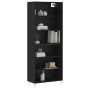 Aparador alto madera de ingeniería negro 69,5x32,5x180 cm de vidaXL, Aparadores - Ref: Foro24-3189558, Precio: 126,28 €, Desc...