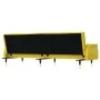 Schlafsofa mit gelben Samtkissen von vidaXL, Sofas - Ref: Foro24-351862, Preis: 308,31 €, Rabatt: %