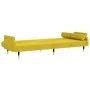 Schlafsofa mit gelben Samtkissen von vidaXL, Sofas - Ref: Foro24-351862, Preis: 308,31 €, Rabatt: %