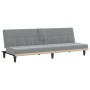 Sofá cama con portavasos tela gris claro de vidaXL, Sofás - Ref: Foro24-351863, Precio: 280,74 €, Descuento: %