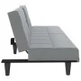 Sofá cama con portavasos tela gris claro de vidaXL, Sofás - Ref: Foro24-351863, Precio: 275,49 €, Descuento: %
