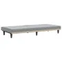 Sofá cama con portavasos tela gris claro de vidaXL, Sofás - Ref: Foro24-351863, Precio: 275,49 €, Descuento: %
