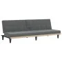 Sofá cama con portavasos tela gris oscuro de vidaXL, Sofás - Ref: Foro24-351864, Precio: 275,49 €, Descuento: %