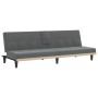 Sofá cama con portavasos tela gris oscuro de vidaXL, Sofás - Ref: Foro24-351864, Precio: 280,74 €, Descuento: %