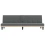 Sofá cama con portavasos tela gris oscuro de vidaXL, Sofás - Ref: Foro24-351864, Precio: 275,49 €, Descuento: %