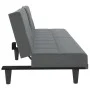 Sofá cama con portavasos tela gris oscuro de vidaXL, Sofás - Ref: Foro24-351864, Precio: 275,49 €, Descuento: %