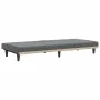 Sofá cama con portavasos tela gris oscuro de vidaXL, Sofás - Ref: Foro24-351864, Precio: 275,49 €, Descuento: %