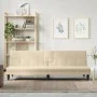 Cream fabric sofa bed with cup holder by vidaXL, Sofas - Ref: Foro24-351866, Price: 275,49 €, Discount: %