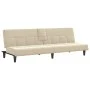 Cream fabric sofa bed with cup holder by vidaXL, Sofas - Ref: Foro24-351866, Price: 275,49 €, Discount: %