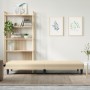 Sofá cama con portavasos tela crema de vidaXL, Sofás - Ref: Foro24-351866, Precio: 280,74 €, Descuento: %