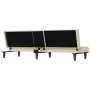 Cream fabric sofa bed with cup holder by vidaXL, Sofas - Ref: Foro24-351866, Price: 275,49 €, Discount: %