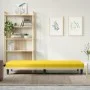 Sofá cama con portavasos tela amarillo claro de vidaXL, Sofás - Ref: Foro24-351867, Precio: 275,49 €, Descuento: %