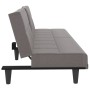 Sofá cama con portavasos tela gris taupé de vidaXL, Sofás - Ref: Foro24-351868, Precio: 280,74 €, Descuento: %