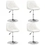 Sillas de comedor 4 unidades cuero sintético blanco de vidaXL, Sillas de comedor - Ref: Foro24-3088635, Precio: 231,73 €, Des...