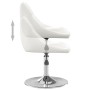 Sillas de comedor 4 unidades cuero sintético blanco de vidaXL, Sillas de comedor - Ref: Foro24-3088635, Precio: 237,21 €, Des...