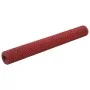 Hühnerdraht aus Stahl mit roter PVC-Beschichtung, 25 x 1,2 m von vidaXL, Zaunpaneele - Ref: Foro24-143317, Preis: 45,71 €, Ra...
