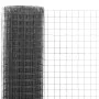 Steel chicken wire with gray PVC coating 10x1.5 m by vidaXL, fence panels - Ref: Foro24-143651, Price: 46,29 €, Discount: %