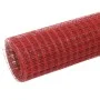 Maschendraht aus Stahl mit roter PVC-Beschichtung, 25 x 1,5 m von vidaXL, Zaunpaneele - Ref: Foro24-143680, Preis: 82,61 €, R...