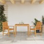 Conjunto de Comedor de Jardín 3 pcs Marrón en Mesas de jardín | Comprar online en Foru.es