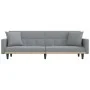 Schlafsofa mit Kissen, helles graues Stoff von vidaXL, Sofas - Ref: Foro24-351875, Preis: 293,82 €, Rabatt: %