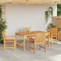 Conjunto de Comedor de Jardín 5 pcs Marrón en Mesas de jardín | Comprar online en Foru.es