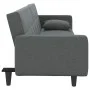 Sofá cama con cojines tela gris oscuro de vidaXL, Sofás - Ref: Foro24-351876, Precio: 294,62 €, Descuento: %