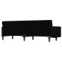 Sofá cama con cojines tela negro de vidaXL, Sofás - Ref: Foro24-351877, Precio: 304,92 €, Descuento: %