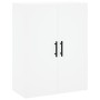 Aparador alto madera contrachapada blanco 69,5x34x180 cm de vidaXL, Aparadores - Ref: Foro24-3195699, Precio: 154,64 €, Descu...