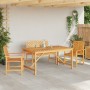 Conjunto de Comedor de Jardín 4 pcs Marrón en Mesas de jardín | Comprar online en Foru.es